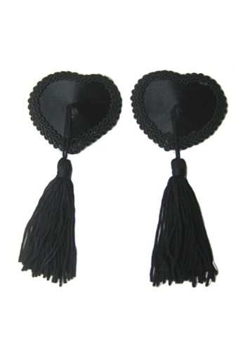 Burleske Kopfbedeckungen satiniert schwarz