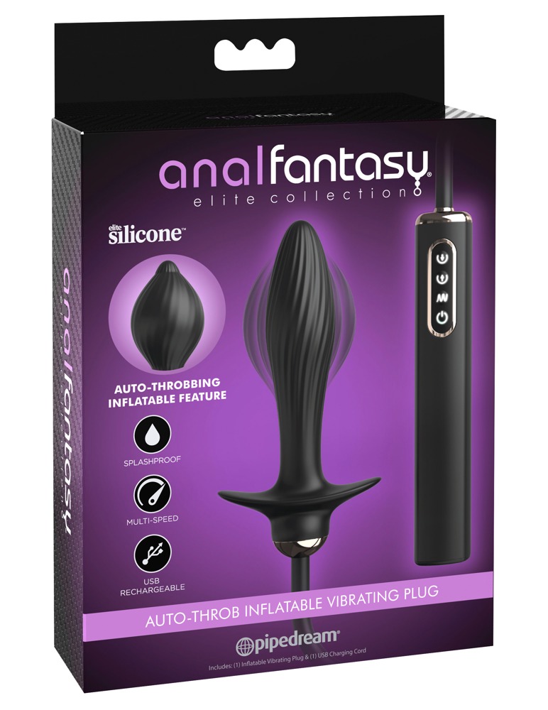 Vibrateur Anal Gonflable Auto-Throb - Pompage Automatique Rythmique
