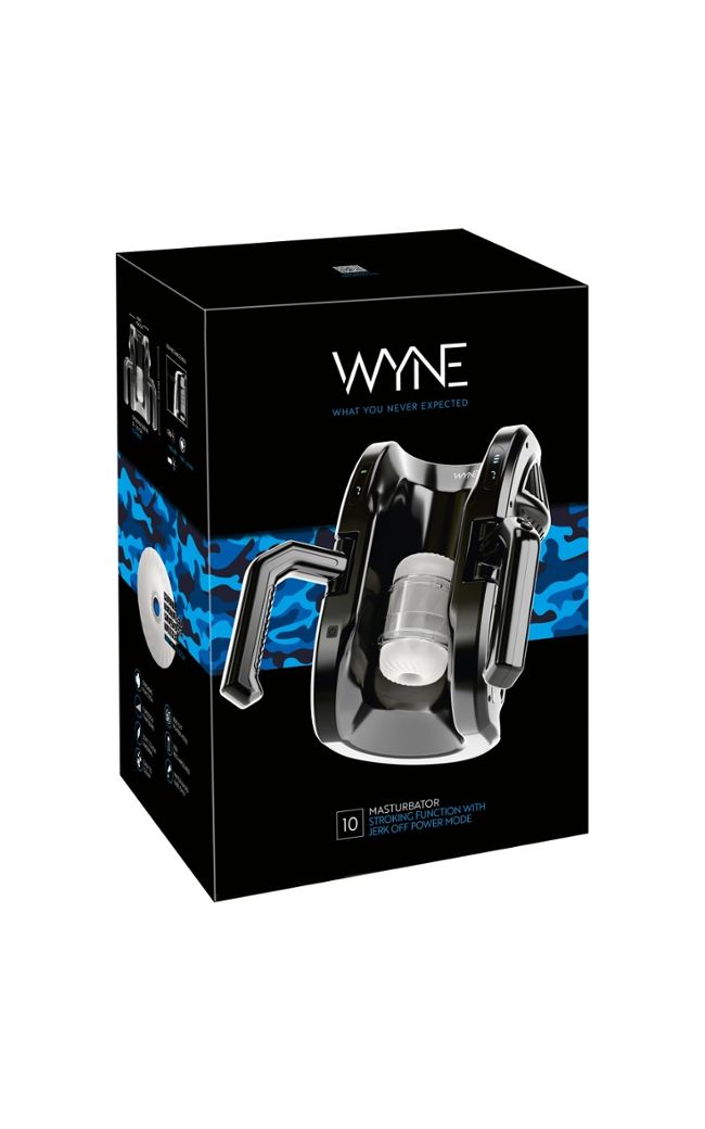 Powerful automatic masturbator with handles WYNE 10