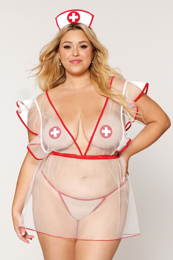 Costume complet d'infirmière sexy