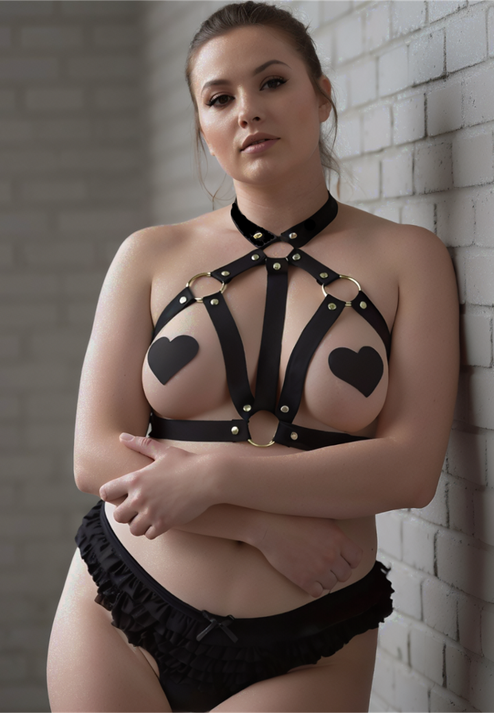 Harnais de Corps Élastique Daisy : Design Géométrique