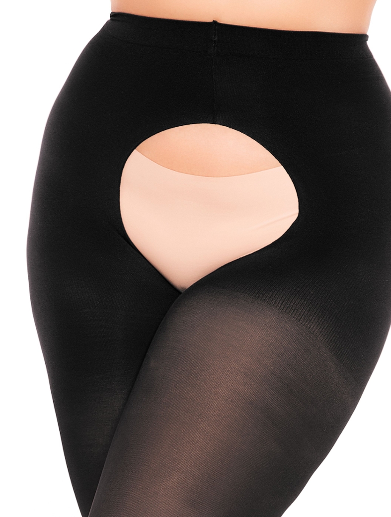 Collants opaques ouverts