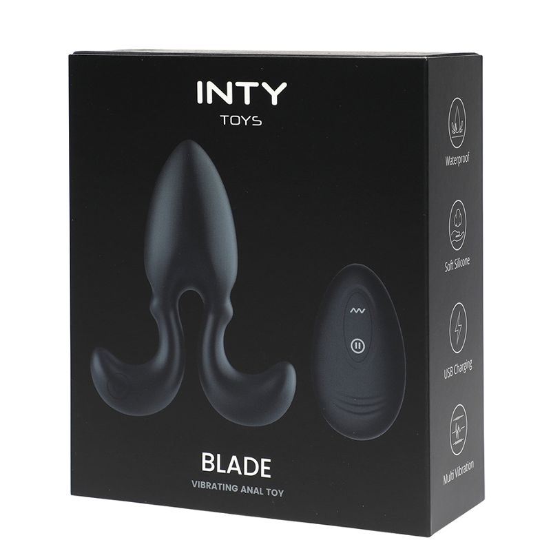 Vibrador anal com controlo remoto Blade: Domine o prazer