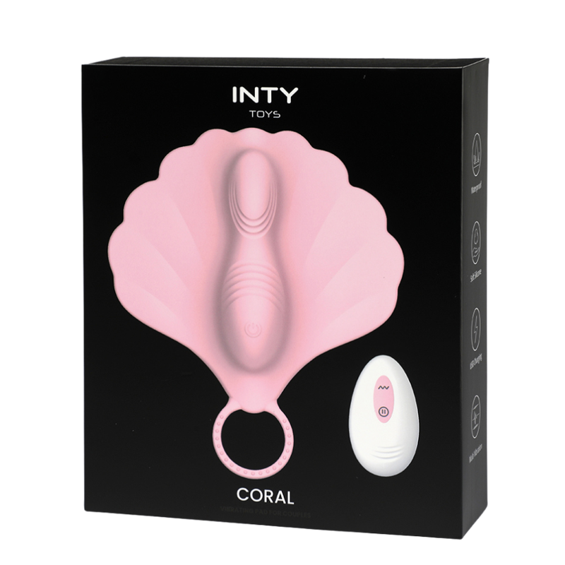 Koraal Roze Rijdende Vibrator - Afstandsbediening