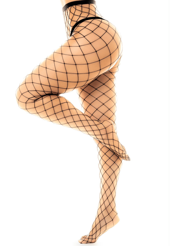 Calze a Rete - Design Provocante
