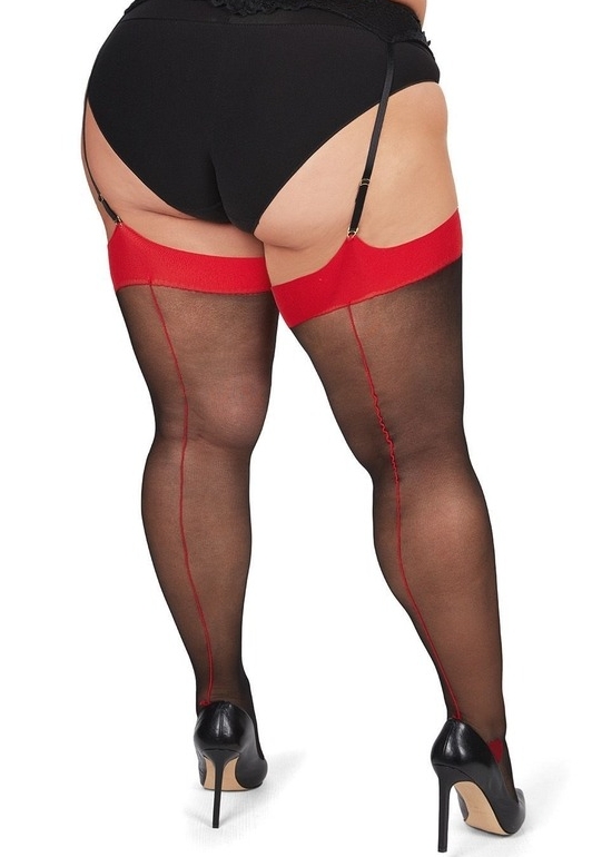 Cuban heel stockings