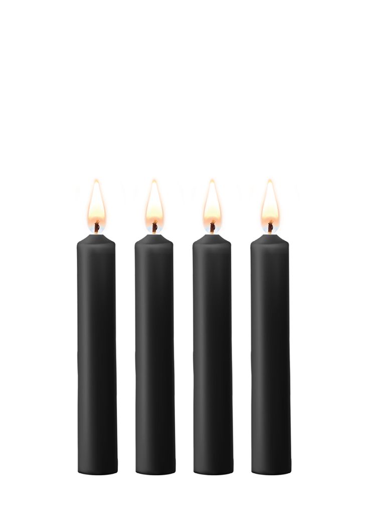 Set di 4 candele a bassa temperatura misura S