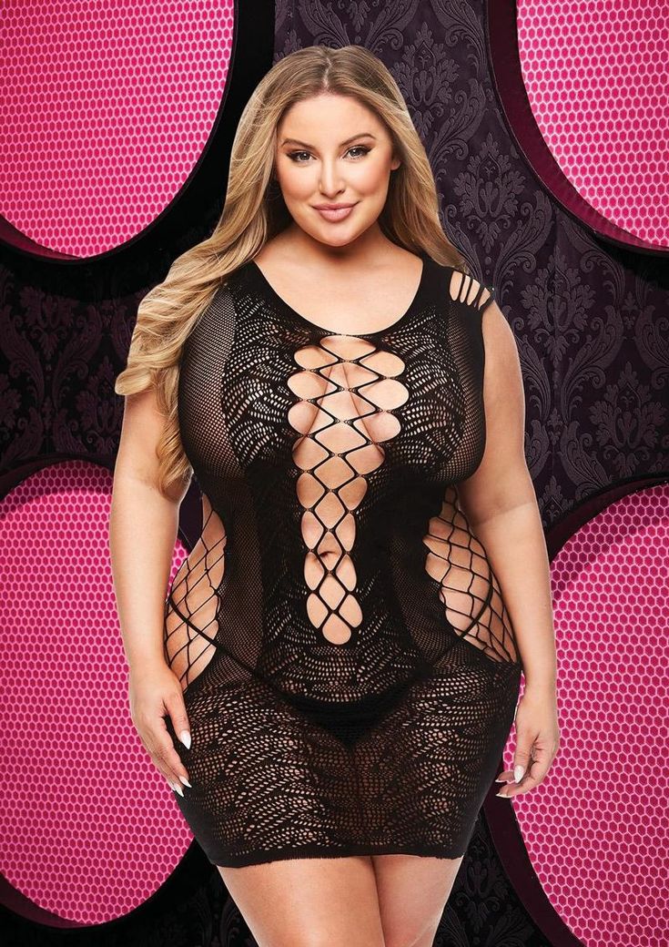 Ara Bodystocking Babydoll - Glamour Stretch Mesh