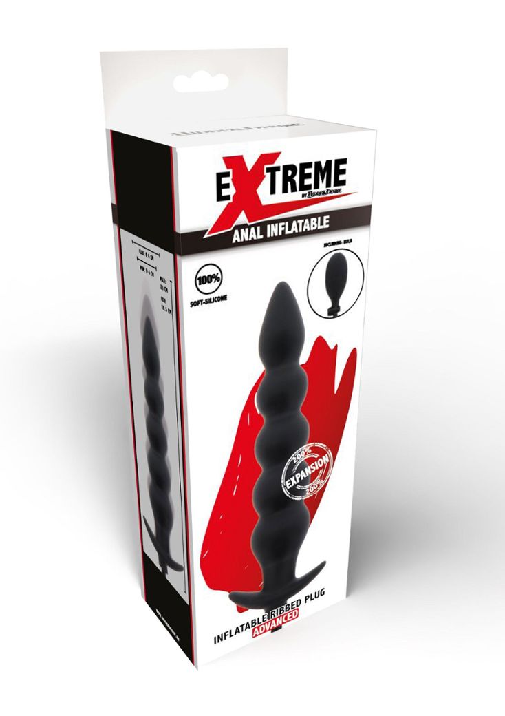 Plug Anal Inflable con Ventosa - Sensación Extrema