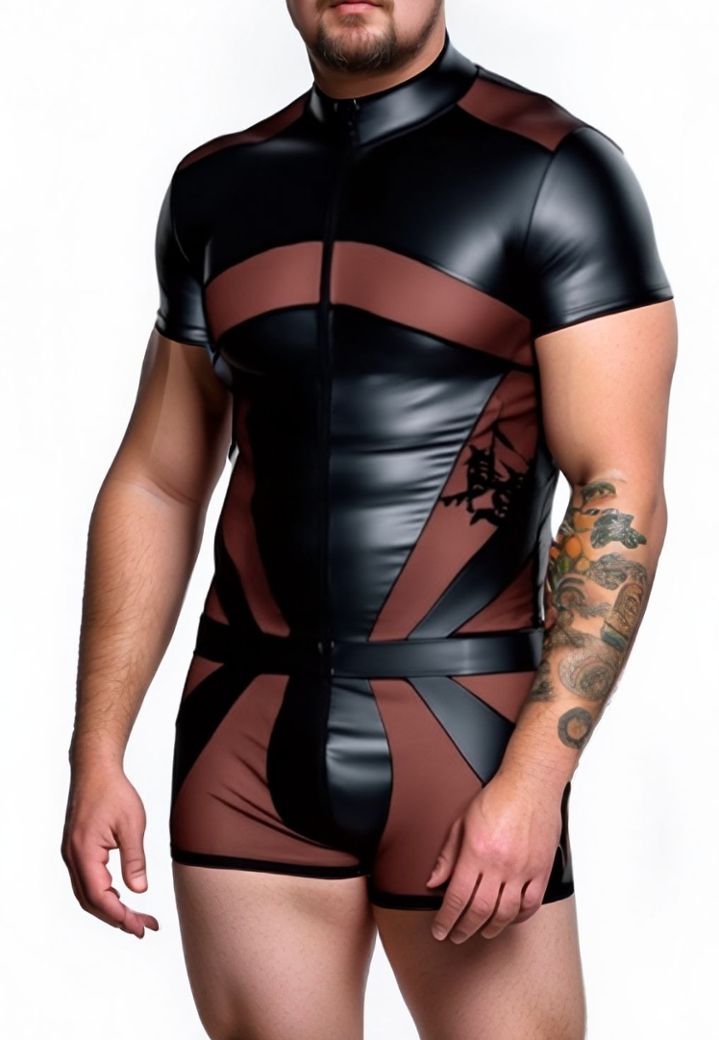 Kombi Kurz Mann Zip 3-Wege - Mattlook und Powernet transparent
