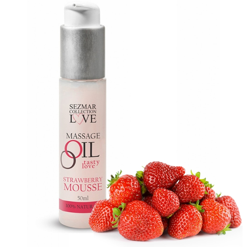 Huile de massage Mousse de Fraise