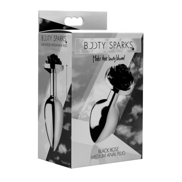 Bijou d'Anus rose noire Aluminium - Élégance Gothique Premium