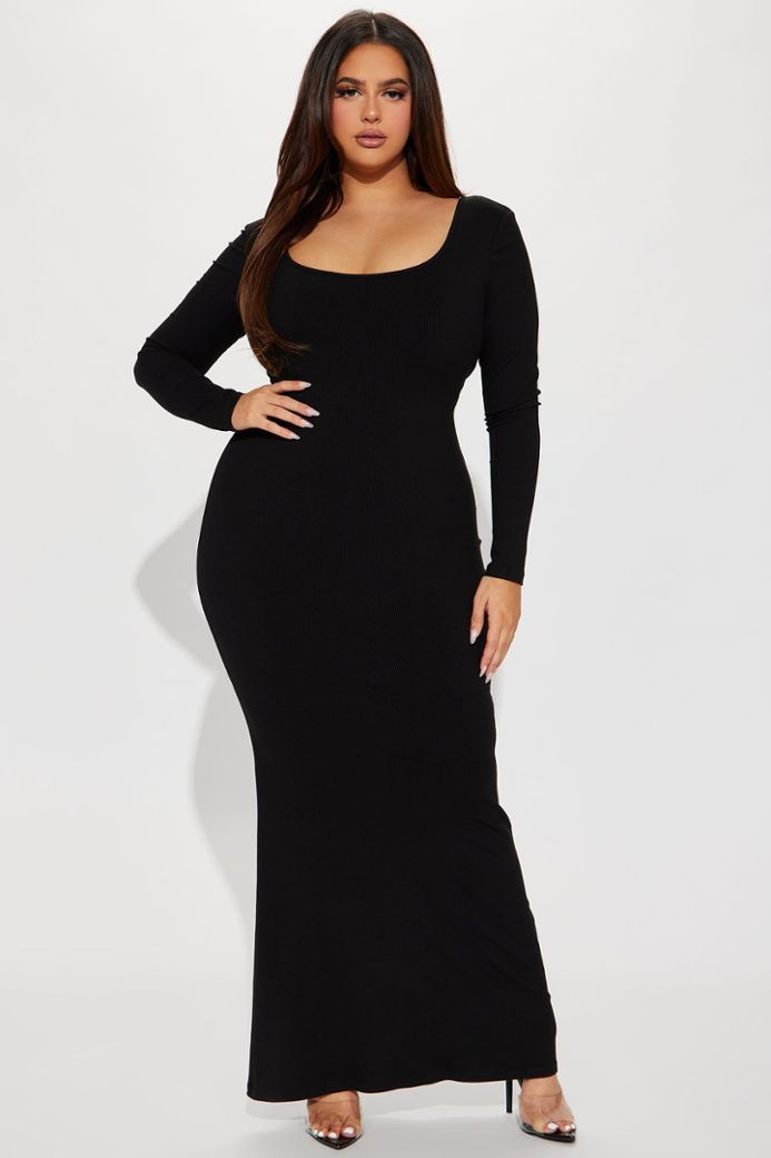 Flat tummy shaping dress